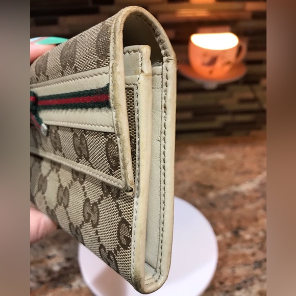 GUCCI Signature Canvas Prince Long Wallet 😍❤️ - Picture 15 of 17